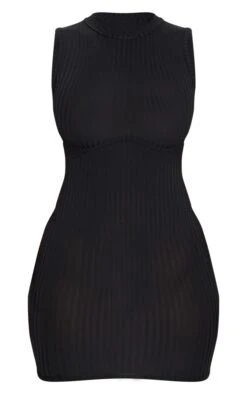 Shape Black Rib Bust Detail Bodycon Dress 11 Shape Black Rib Bust Detail Bodycon Dress -Goremje Style dce09ef23045deb4977630de02d9bc64650816f7 cml2836 5
