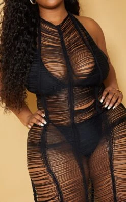 Plus Black Tassel Knit Beach Dress -Goremje Style dd4fd3d10b4e0e9c5506262ccb69847b311b917c cmw2949 5