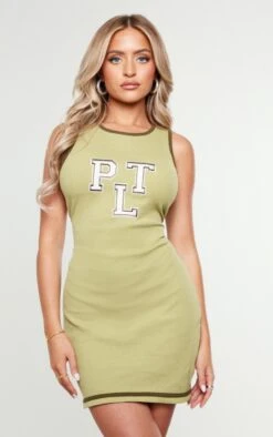 Petite Khaki Plt Ribbed Mini Dress -Goremje Style de4203f23c1e0fa250ff96349bcb9cbaf7a7c446 cnd6906 3