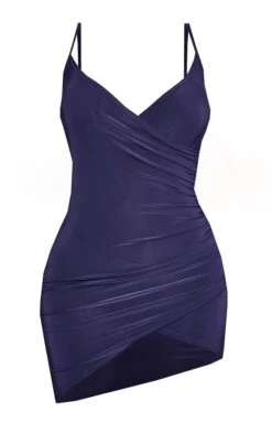 Shape Navy Ruched Side Strappy Bodycon Dress -Goremje Style debc3838ca7e480cd960f2a1acf71bc9679a92dc clz8656 6