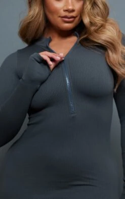 Shape Charcoal Contour Rib Zip Long Sleeve Bodycon Dress 10 Shape Charcoal Contour Rib Zip Long Sleeve Bodycon Dress -Goremje Style e25ecb3ea2f1ae7a830aea73dd40d4860a8bab00 cnc4701 4