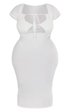 Plus Cream Soft Touch Jersey Cut Out Bust Midi Dress -Goremje Style e99d8fac2a63698852aa4fe7b2bdaa28ca649964 cnd4810 5