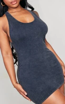 Shape Charcoal Acid Wash Cross Over Back Mini Dress 10 Shape Charcoal Acid Wash Cross Over Back Mini Dress -Goremje Style ec5188319bd87f200a2f3d6430cc052c6374c579 cnd7456 4