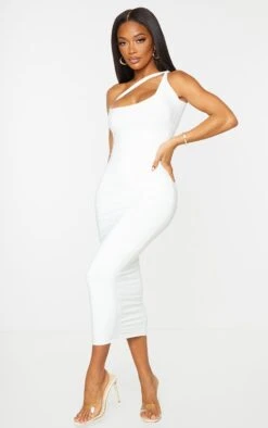 Shape Cream Slinky Knot Shoulder Cut Out Midaxi Dress 9 Shape Cream Slinky Knot Shoulder Cut Out Midaxi Dress -Goremje Style ec7f86a7121220b992498616abc77f193549848c cmr4148 4