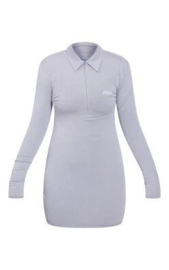 Renew Plus Grey Zip Up Plunge Bodycon Dress 11 Renew Plus Grey Zip Up Plunge Bodycon Dress -Goremje Style ee3be3cb10618e1b6104256c9f5c46419a3d157d cnc1146 5