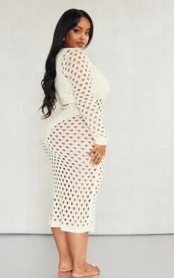 Plus Stone Circle Knitted Beach Dress -Goremje Style efd582e651e266a72aff0265c8cbf9a4ad28efaa cnc9649 2