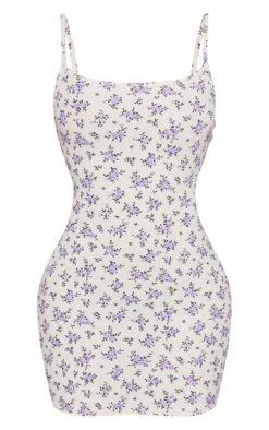 Petite Cream Strappy Floral Mini Dress -Goremje Style f06ab46dbfe9b921769faa10ecf45e5bbf790c35 cne2297 5