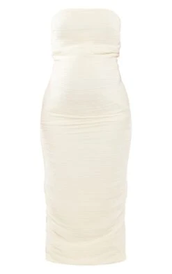 Maternity Cream Bandeau Ruched Midaxi Dress -Goremje Style f0d6575f2fffdfdd7843fe7ed8934cd898ede4ef cnd3074 5