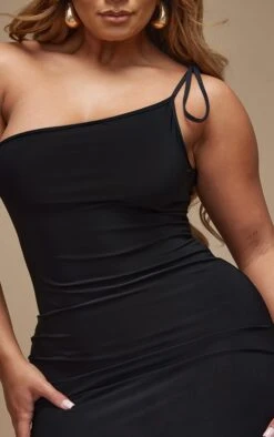 Shape Black Slinky Tie Shoulder Midaxi Dress -Goremje Style f1487d8a2a76520baa15f930e2680fe07997c719 cmy8126 5