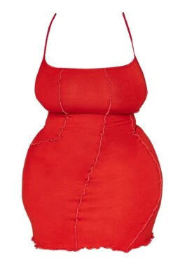 Plus Red Seam Detail Bodycon Dress 11 Plus Red Seam Detail Bodycon Dress -Goremje Style f189ffc5605bf40498826f47836a7938acf428c4 cnd2491 5