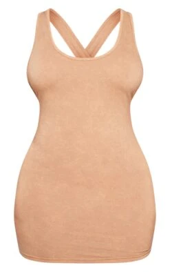 Shape Camel Acid Wash Cross Over Back Mini Dress -Goremje Style f2d656bb6d954da280c7a1c425ecda4b70e9f33c cnd7457 5