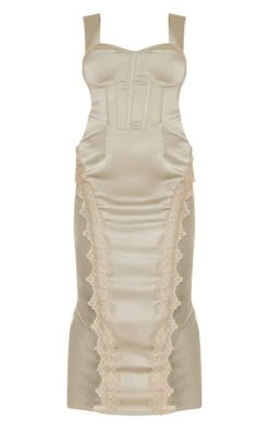 Plus Sage Green Lace Trim Corset Midi Dress 11 Plus Sage Green Lace Trim Corset Midi Dress -Goremje Style f62e2a94dc8fddfa03f290c7408bf90f00efff9e cne0739 5