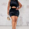Plus Black Velvet Cut Out Ruched Front Bodycon Dress -Goremje Style f6e1b6d1321b272ad8f774f5a3b9cf1a5479ba85 cna9986 1
