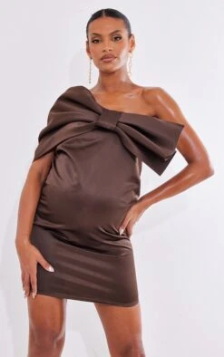 Maternity Chocolate Bandeau Bow Detail Midi Dress 8 Maternity Chocolate Bandeau Bow Detail Midi Dress -Goremje Style f81ff97a637517fa76ce47579bedc950e41b7d11 cnb2423 3