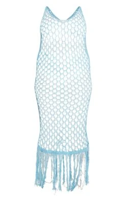 Plus Blue Fishnet Knitted Maxi Dress -Goremje Style fae6ac10cbe57c0345e0a5210f4e67b870112ccc cnd9064 5