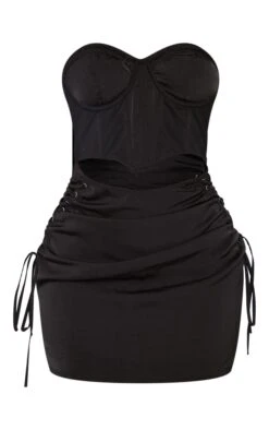 Shape Black Corset Detail Bodycon Dress -Goremje Style fe3f0664a794eb9c4de33c89aef37f9b4643cba7 cna2699 5